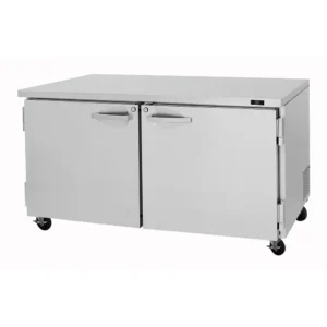 Turbo Air PUF-60-N 60″ 2-Section Undercounter Freezer w/ 2 Doors, 17 cu. ft.