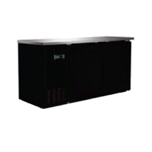 Serv-Ware BB3-24-HC 61″ 2 Section Back Bar Cooler with Solid Door