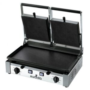 Eurodib USA PDF3000 20″ Double Panini Grill with Smooth Plates