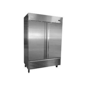 Serv-Ware RR2-HC 54″ Two Section Reach-In Refrigerator w/ 2 Solid Doors