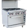 Serv-Ware SGR-6B-C 36″ Gas Restaurant Range
