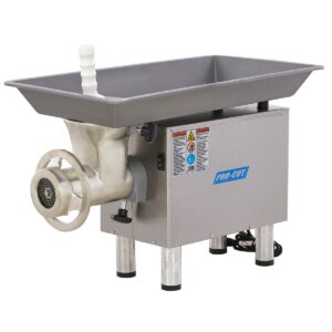 Pro-Cut KG-22-W Bench Model Electric Meat Grinder, #22 Hub, 1 Hp