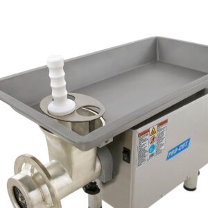 Pro-Cut KG-22-W Bench Model Electric Meat Grinder, #22 Hub, 1 Hp