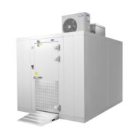 Atosa USA AWC0608-TF Indoor 6′ X 8′ Walk-In Cooler with Reinforced Floor, Self-Contained, White