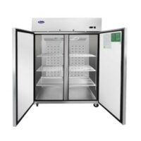 Atosa USA MBF8005GR 51″ Two Section Reach-In Refrigerator w/ 2 Solid Door, Top Mounted, Stainless Steel, 43 cu. ft.