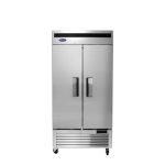 Atosa USA MBF8506GR Two Section Reach-In Refrigerator w/ 2 Solid Door, Bottom Mounted, Stainless Steel 28.5 cu. ft.