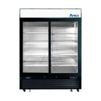 Atosa USA MCF8727GR 54" 2-Section Merchandiser Refrigerator w/ 2 Sliding Glass Door, 44.9 cu. ft.