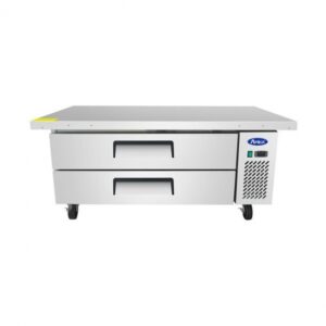 Atosa USA MGF8452GR 60″ 2 Drawers Refrigerated Chef Base w/ (6) 12 x 20 pans, 8.4 cu. ft.