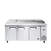 Atosa USA MPF8203GR 93″ Three Section Refrigerated Pizza Prep Table