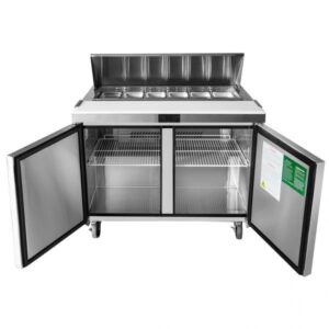 Atosa USA MSF8303GR 60″ Two Section Sandwich / Salad Prep Table