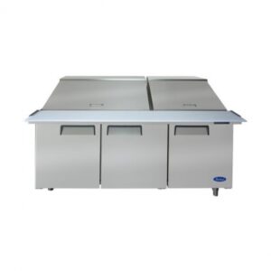 Atosa USA MSF8308GR 72″ Three Section Mega Top Sandwich/Salad Prep Table