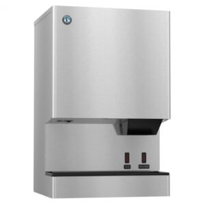 Hoshizaki DCM-500BWH-OS 590 lb Countertop Water & Nugget Ice Dispenser – 40 lb Storage, Cup Fill, 115v, Water Cooled