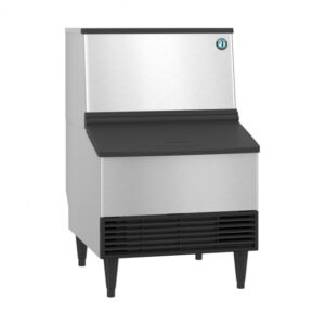 Hoshizaki KM-231BAJ 213 lb Crescent Cube Ice Machine w/ Bin – 80 lb Storage, Air Cooled, 115v