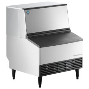 Hoshizaki KM-301BAJ 290 lb Crescent Cube Ice Machine w/ Bin – 100 lb Storage, Air Cooled, 115v