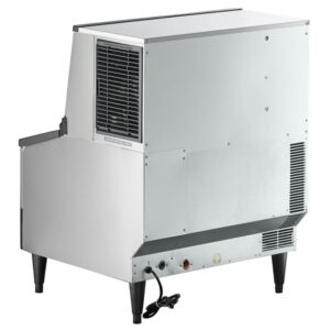 Hoshizaki KM-301BAJ 290 lb Crescent Cube Ice Machine w/ Bin – 100 lb Storage, Air Cooled, 115v