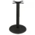 American Tables & Seating 3 Piece Dining Height Table Base Kit - 3" Column, 18" Round Base, Black