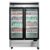 Atosa USA MCF8707GR 54" 2-Section Merchandiser Refrigerator w/ 2 Glass Door, 44.8 cu. ft.