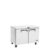 Atosa USA MGF36RGR 36" Two Section Undercounter Refrigerator w/ 2 Doors, 8.7 cu. ft. - Image 2