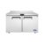 Atosa USA MGF8413GR 48" 2-Section Undercounter Worktop Freezer w/ 2 Doors, 13.4 cu. ft.