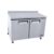 Atosa USA MGF8413GR 48" 2-Section Undercounter Worktop Freezer w/ 2 Doors, 13.4 cu. ft. - Image 2