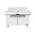 Atosa USA MSF8303GR 60" Two Section Sandwich / Salad Prep Table