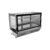 Atosa USA CRDS-42 27" Full Service Countertop Refrigerated Display Case with Sliding Glass Door, 2 Shelves - 4.2 cu. ft.