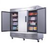 Dukers Appliance Co D83F 82" Three Section Reach-In Freezer w/ 3 Solid Doors, Bottom Mount, 65 cu. ft. - Image 3