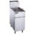 Dukers Appliance Co DCF3-NG Full Pot Floor Model Gas Fryer w/ 40-lb Capacity, 2 Twin Baskets - Image 2