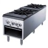 Dukers Appliance Co DCSP2 18" Gas Stock Pot Range w/ (2) Three Ring Burners, Manual Controls, 160.000 BTU - Image 2