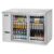 Everest EBB59G-SD-SS 57" Two Section Back Bar Cooler with Glass Door, 17.0 cu. ft.