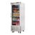 Everest EBGR1 27" One Section Reach-In Refrigerator w/ Glass Full Door, Bottom Mount, Stainless Steel, 21 cu. ft.