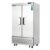 Everest EBNR2 39" Two Section Reach-In Refrigerator w/ 2 Solid Full Door, Bottom Mount, Stainless Steel, 33 cu. ft.