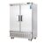 Everest EBR2 54" Two Section Reach-In Refrigerator w/ 2 Solid Full Doors, Bottom Mount, Stainless Steel, 50 cu. ft.