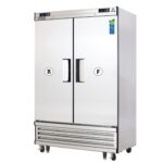 Everest EBSRF2 49" 2 Section Reach-In Refrigerator/Freezer Combo w/ 2 Solid Doors, Bottom Mount