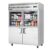 Everest EGSWH4 59" Two Section Reach-In Refrigerator w/ 2 Solid & 2 Glass Half Doors, Top Mount, Stainless Steel, 55 cu. ft.