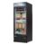 Everest EMGR24B 28" One Door Merchandiser Refrigerator, Black Exterior, 25 cu. Ft