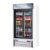 Everest EMGR33 39" Two Door Merchandiser Refrigerator, White Exterior, 33 cu. ft.