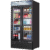 Everest EMSGR33B 39" Two Glass Door Merchandiser Refrigerator in Black, 36 cu. ft.