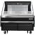 Everest EOMH-48-B-35-S 48" Horizontal Open Air Merchandiser in Black, Deck Only, Open Curved, 7.3 cu. ft.