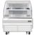 Everest EOMH-48-W-35-T 48" Horizontal Open Air Merchandiser in White, 1 Shelf, Open Curved, 9.7 cu. ft.