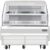Everest EOMH-60-W-35-T 60" Horizontal Open Air Merchandiser in White, 2 Shelves, Open Curved, 12.3 cu. ft.