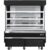 Everest EOMV-60-B-28-S 60" Vertical Open Air Merchandiser in Black, High Profile, 3 Shelves, 15.4 cu. ft.