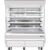 Everest EOMV-72-W-28-T 73" Vertical Open Air Merchandiser in White, High Profile, 4 Shelves, 26 cu. ft.