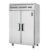 Everest ESF2 49" Two Section Reach-In Freezer w/ 2 Solid Doors, Top Mount, 48 cu. ft.