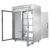 Everest ESPT-2G-2S Two Section Pass-Thru Refrigerator w/ 2 Solid & 2 Glass Full Doors, Top Mount, 48 cu. ft.