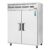 Everest ESWF2 59" Two Section Reach-In Freezer w/ 2 Solid Doors, Top Mount, 55 cu. ft.