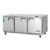 Everest ETBR3 71" Three Section Undercounter Refrigerator w/ 3 Doors, 22 cu. ft.