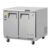 Everest ETBSF2 35" 2-Section Undercounter Freezer w/ 2 Doors, 10 cu. ft.