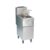 Globe GFF50G 15" Full Pot Floor Model Gas Fryer w/ 50-lb Capacity, 2 Baskets, Basket Hangers