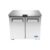 Atosa USA MGF36FGR 36" 2-Section Undercounter Freezer w/ 2 Doors, 8.7 cu. ft.